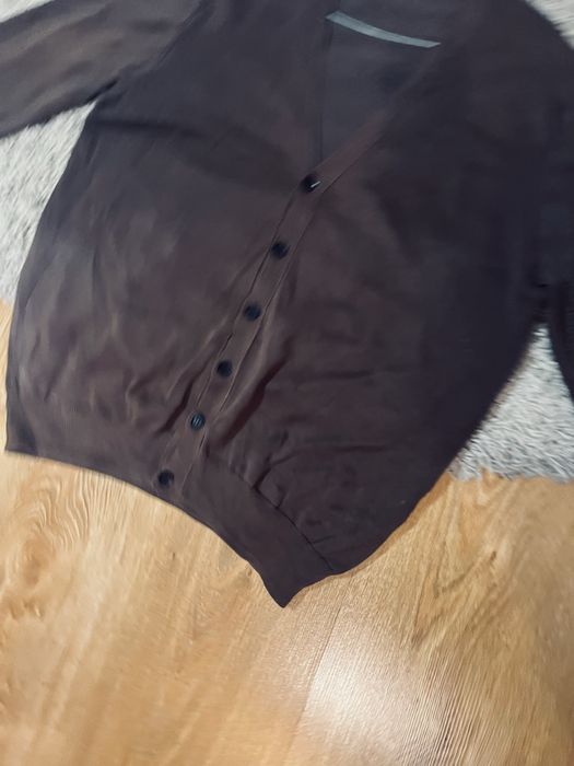 Sweter meski zara kardigan brazowy rozm L zara