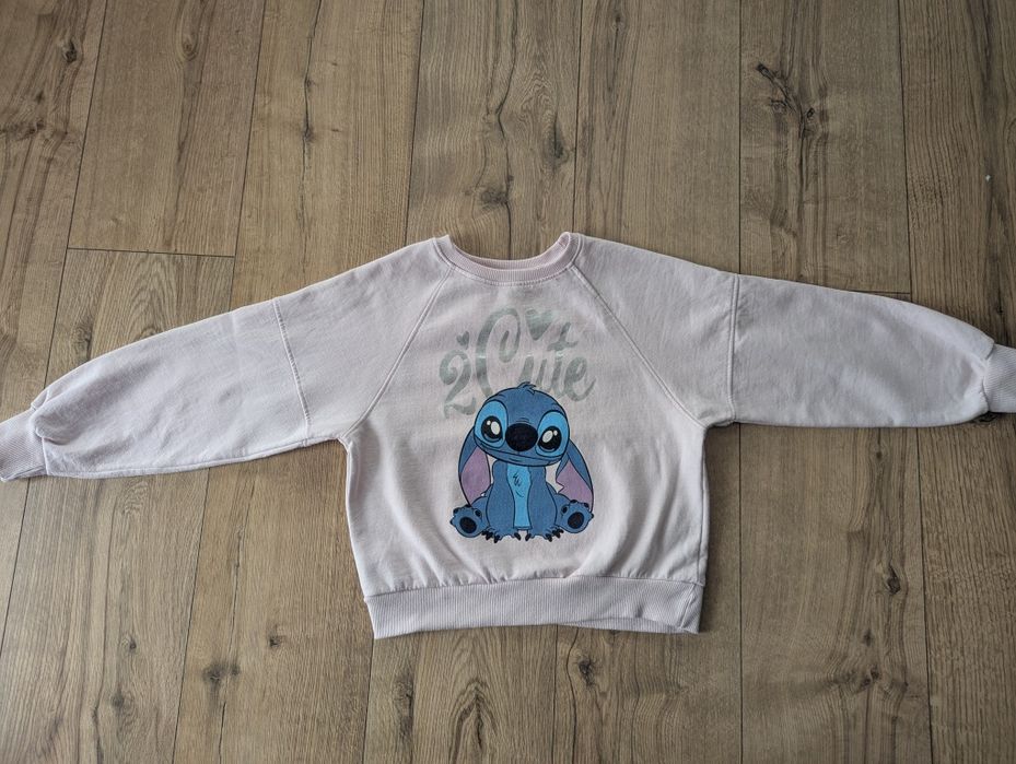 Bluza Stitch rozm 134 Sinsay różowa