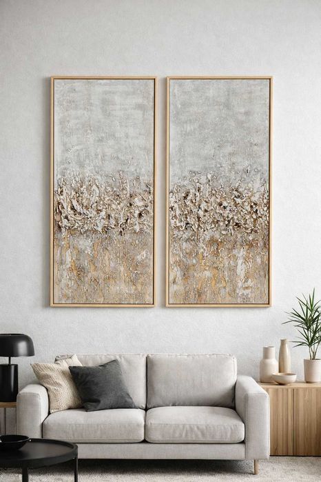 Conjunto de Quadros abstratos