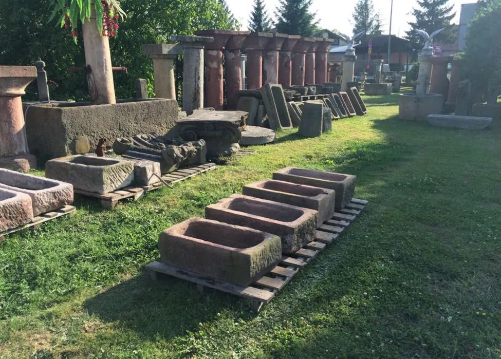 Zabytkowe Koryta Kamienne Z Piaskowca i Granitu