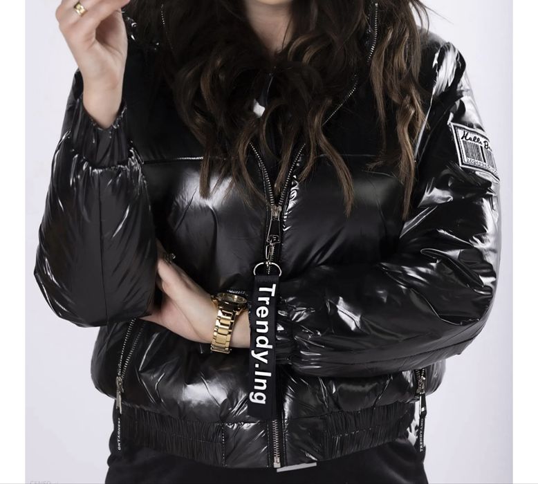 Kurtka bomberka kod 34 36 czarna