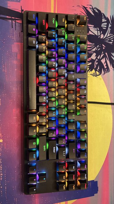 Механічна клавіатура Dark Project KD87A , Black , TKL , RGB