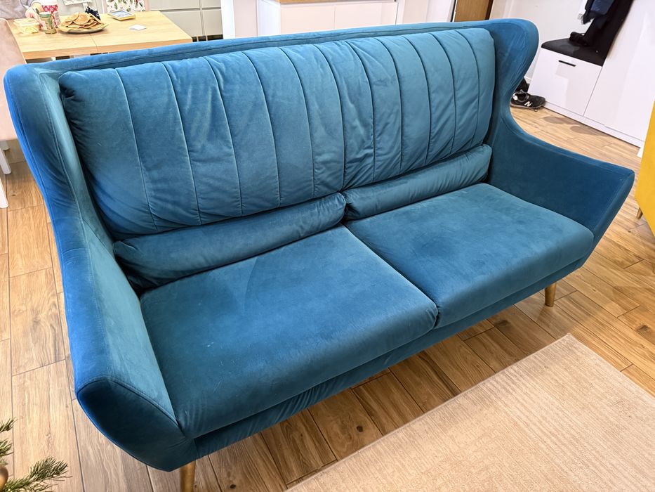 Kanapa ETAP SOFA ciemno zielono niebieska