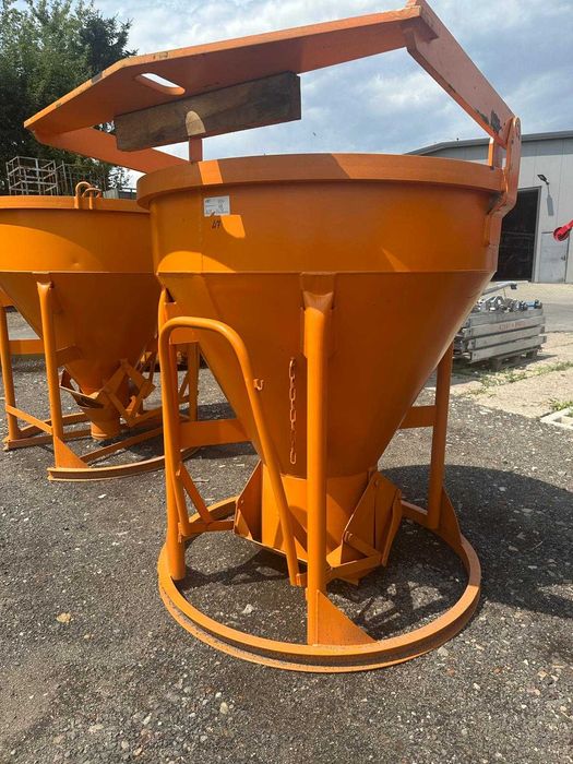 Zbiornik pojemnik dźwigowy betonu Niemiecki HMT 1000L Centralny Nr47