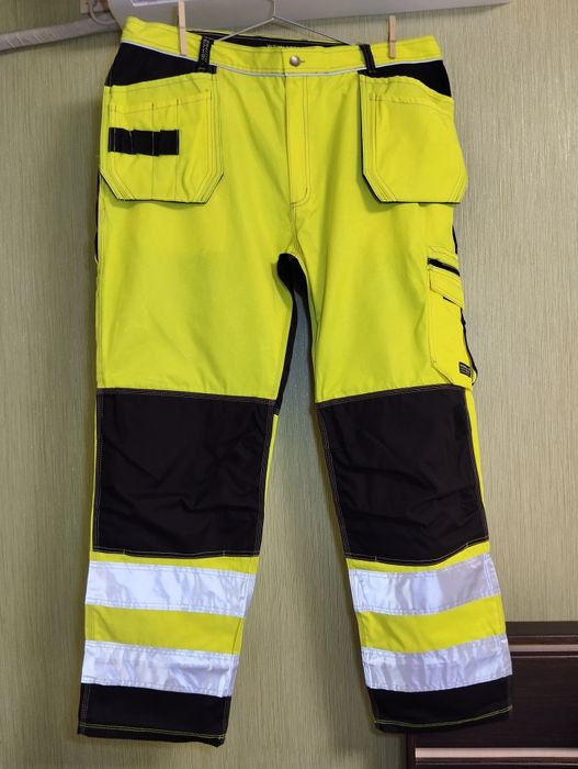 Спецовка роба сигнальные  брюки карго 62 р.