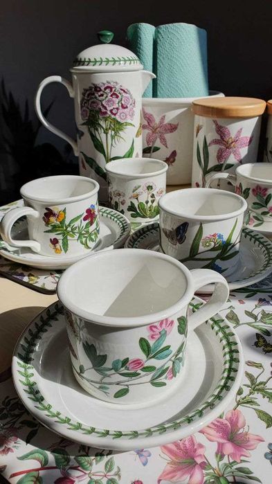 Кавовий набір Portmeirion Botanic Garden, вінтаж, Англія