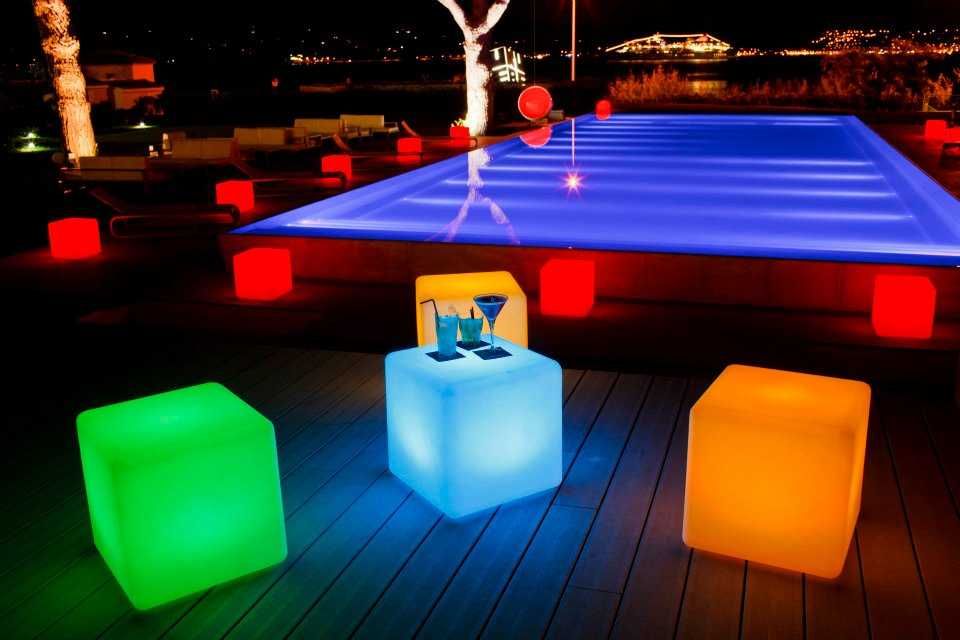 Mobiliario led varios modelos