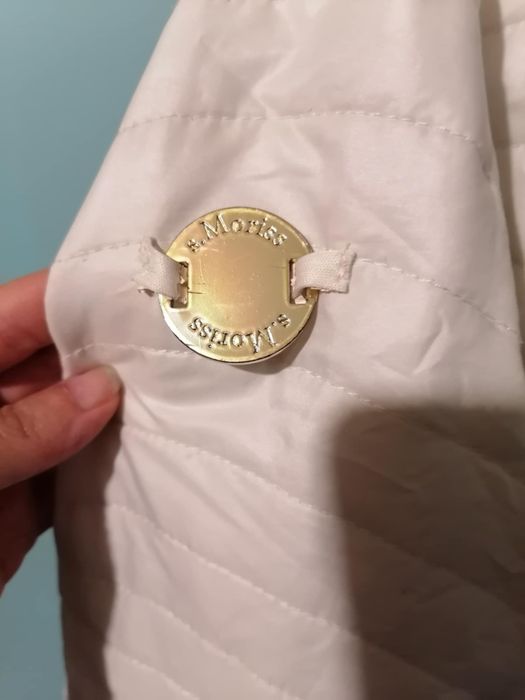 Kurtka wiosenno-jesienna bomberka biała rozmiar m