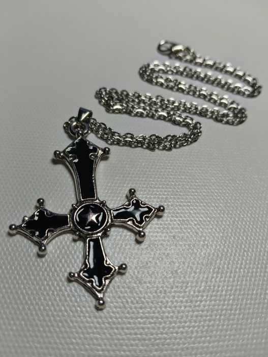 Кулон чорный хрест
