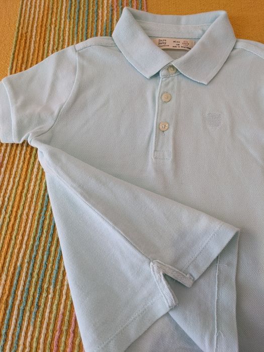 Polo em piqué para menino