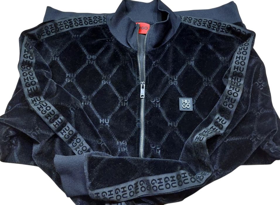 Hugo Boss nowa bluza męska rozpinana welurowa r. L duża