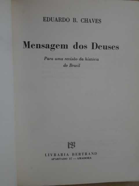 Mensagem dos Deuses de Eduardo B. Chaves