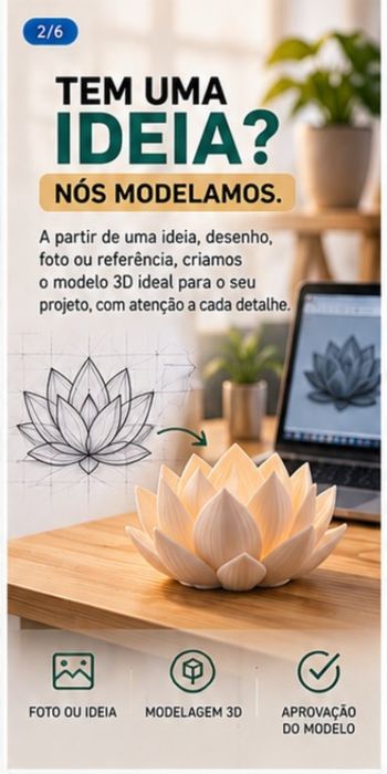 Impressão 3D personalizada, brindes, utensílios
