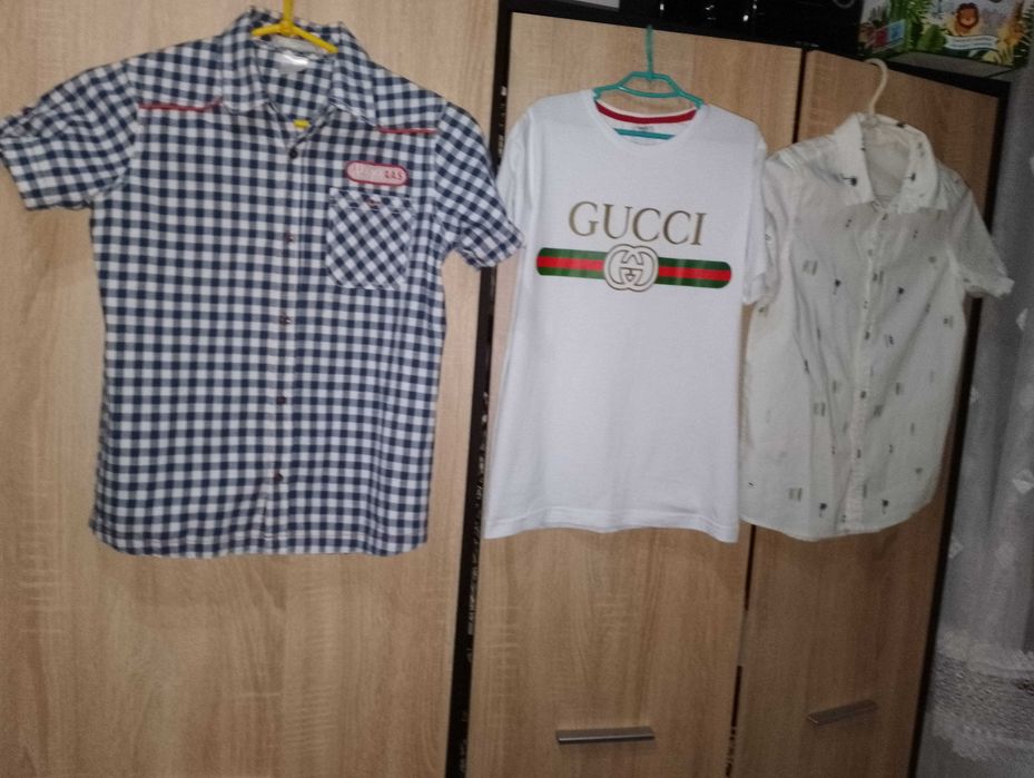 Zestaw koszule chłopięce i bluzka