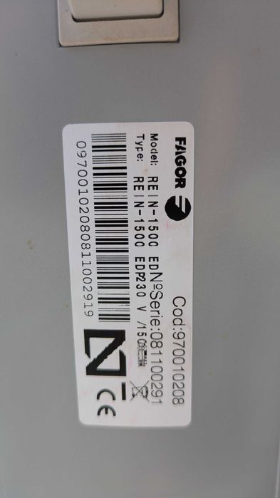 Aquecedor Fagor ECO-Emissor Digital REIN-1500 ED e/ou REIN-1250 EDP