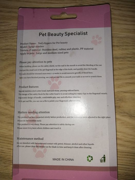 Tesoura / alicate e Lima Para animais - novo