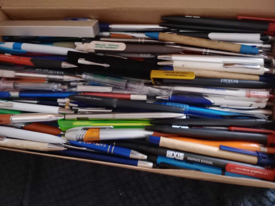 Lote esferográficas de coleção - total 200 Unidades