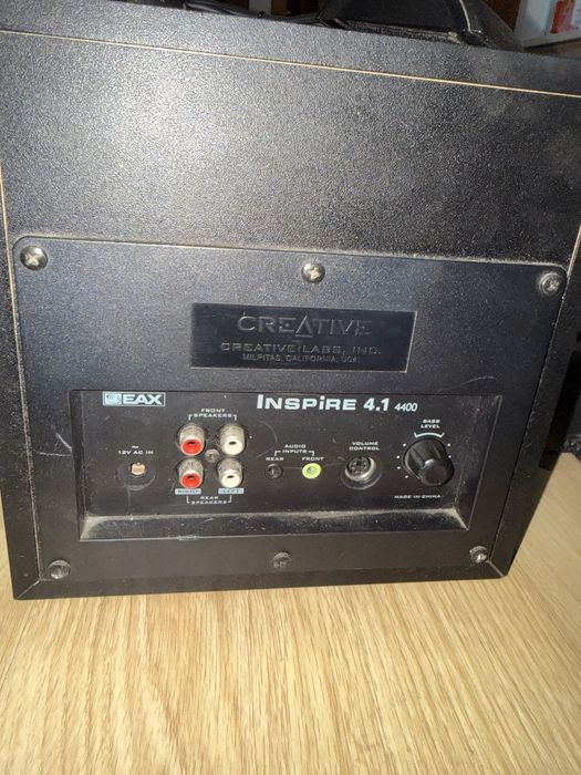 Colunas Creative Inspire 4.1 4400 + Subwoofer | Ótimo som