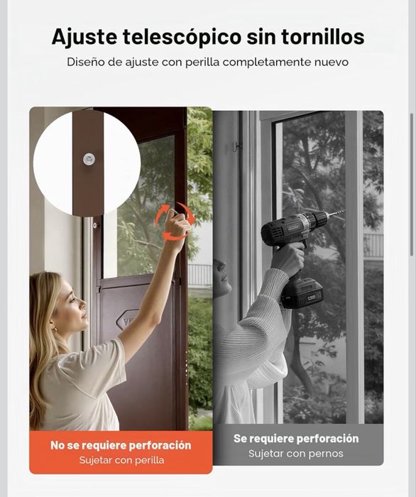 Porta para Cães VEVOR XL em Vidro – Ajustável
