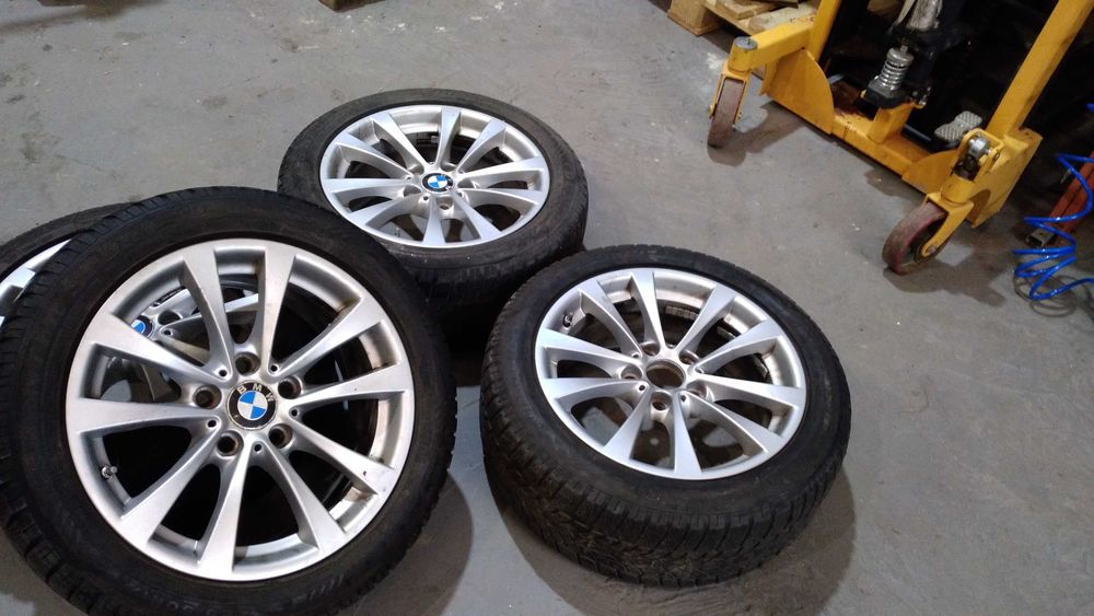 Komplet kół do BMW 3GT F34 17 oponami dunlop winter sport 225/50/17
