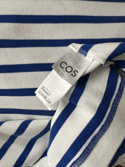 Bluzka w paski z dekoltem w łódeczkę rozm. M