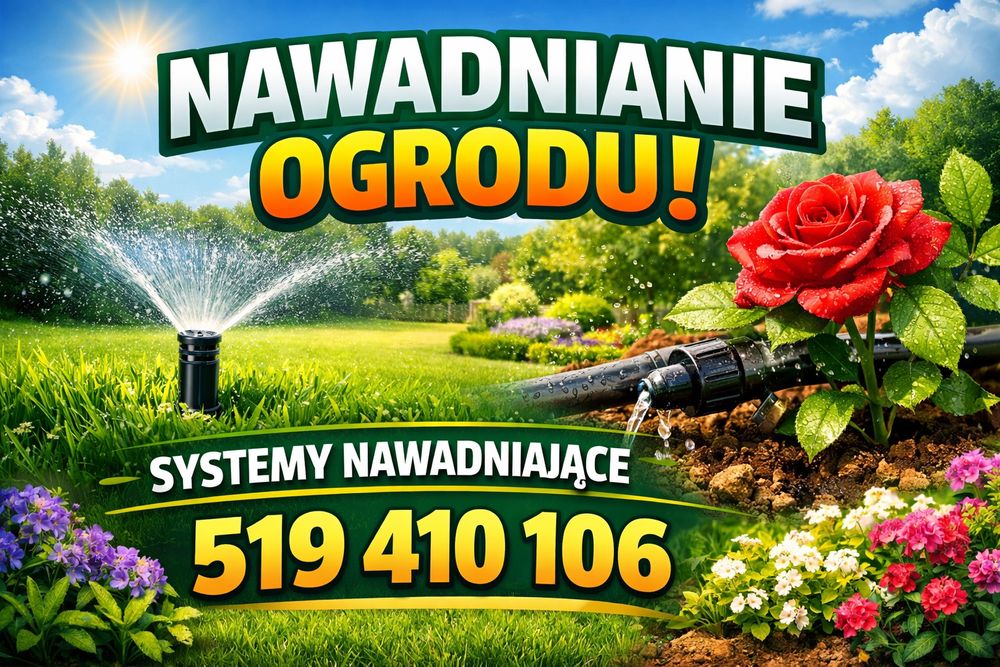 Nawadniania ogrodów