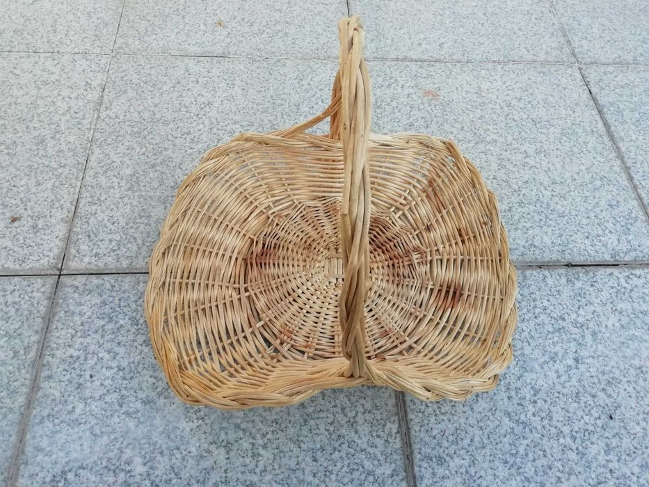 Cesto palha - decoração/arrumação