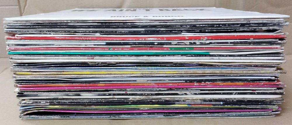 Vinil. Lote 48 Maxis Eletrônica, Techno, House, Italo disco.