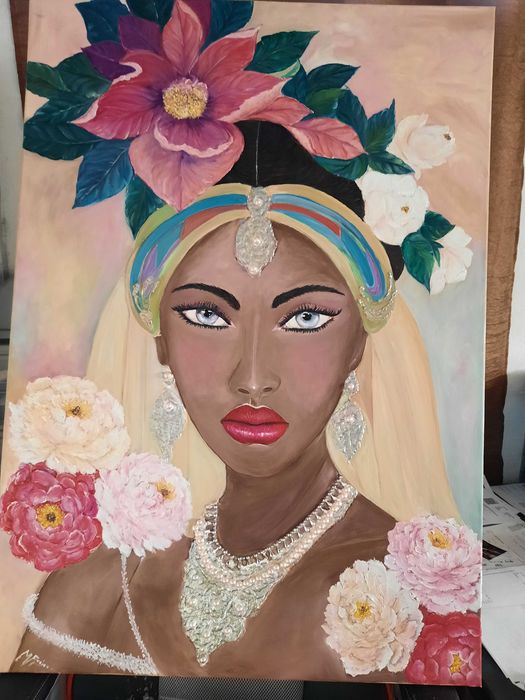 Quadros pintados á mão
