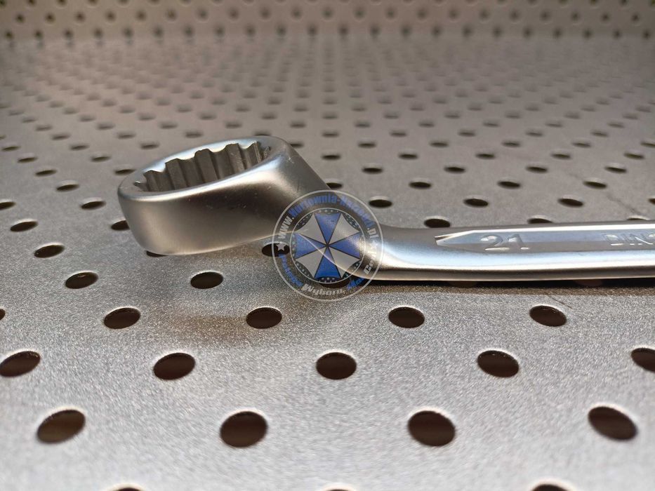 Klucz płasko-oczkowy odgięty 21mm Cr-V klucz 21mm klucz płaski 21mm