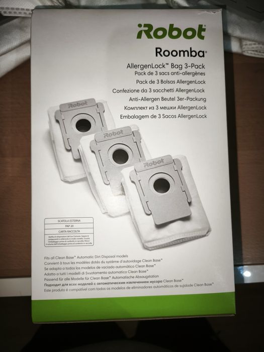 iRobot Roomba Sacos Originais AllergenLock Clean Base – Novos