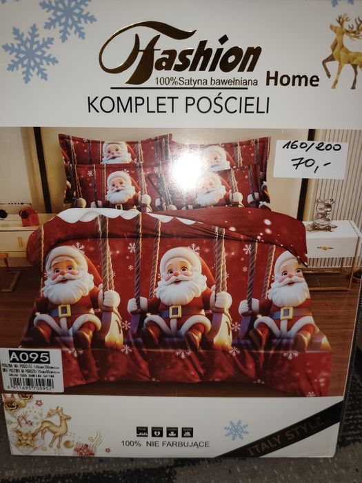 Piękne pościele świąteczne