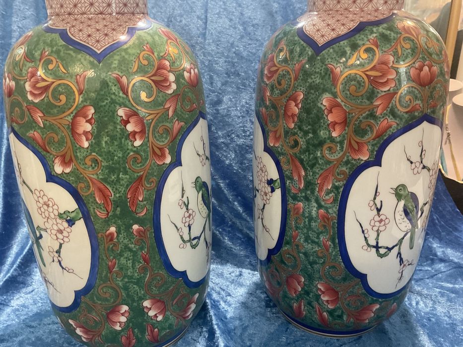 Par de vasos vista alegre Ansham com 38 cm altura