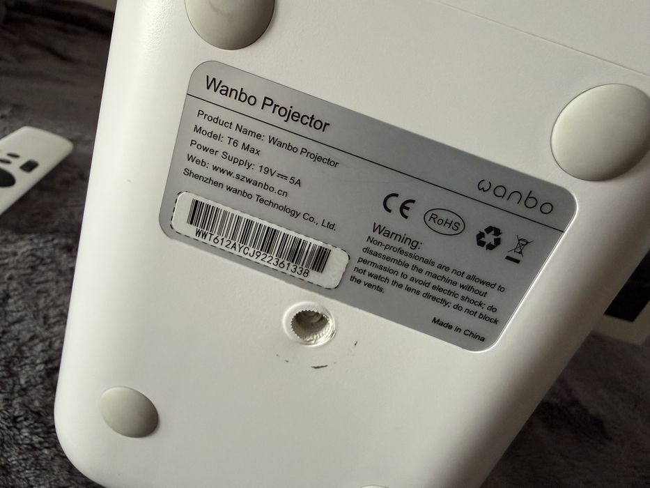 Projektor WANBO T6 Max Full HD