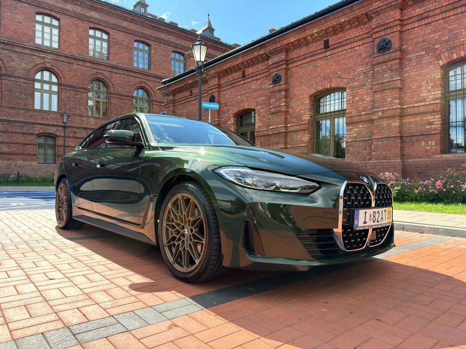 BMW Seria 4 Piękny nietuzinkowy lakier + oryginalny kolor skórzanej tapicerki