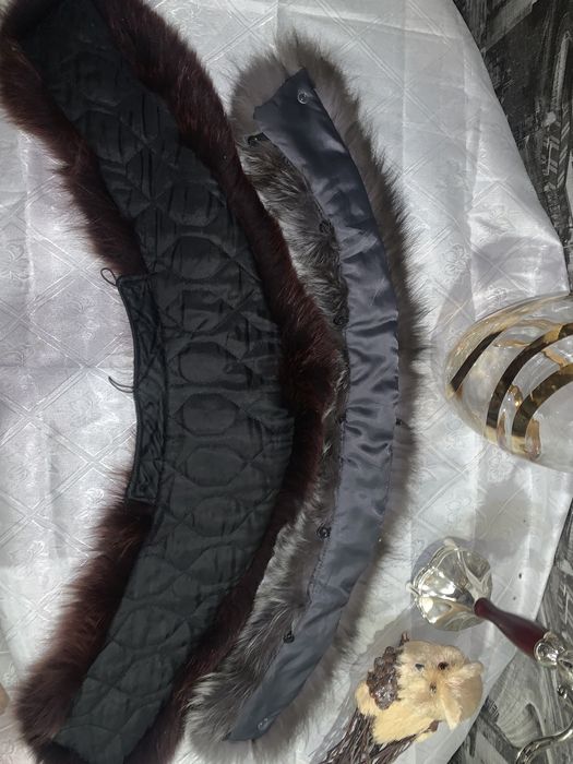 Воротник песец чернобурка