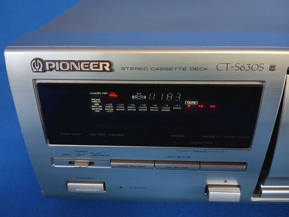 deck cassetes PIONEER CT-S630S (3 heads)