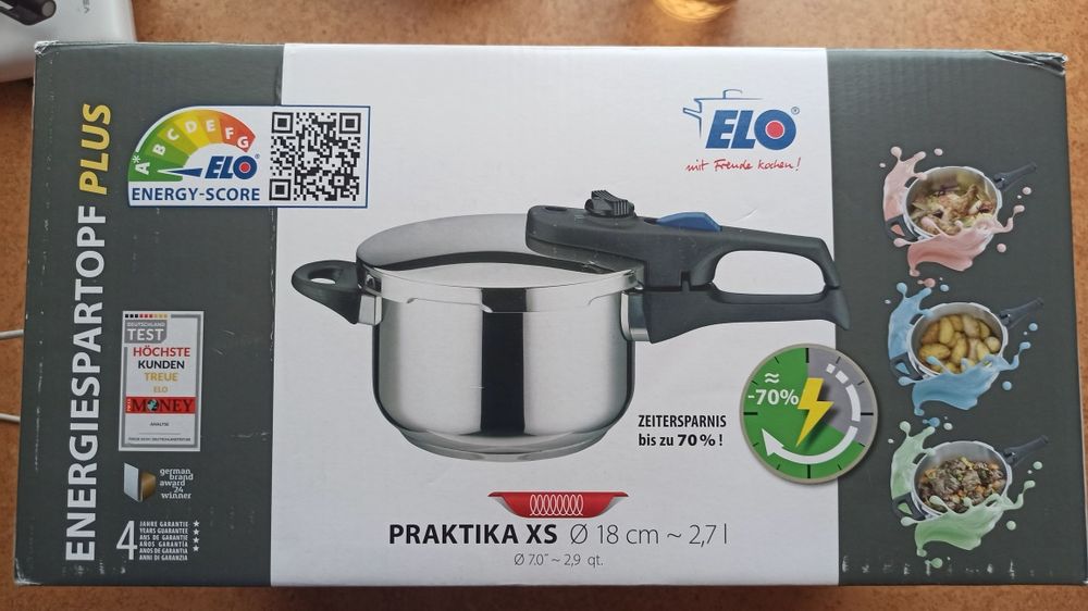 Скороварка ELO. диаметр 18см, на 2,7л.   2200гр.