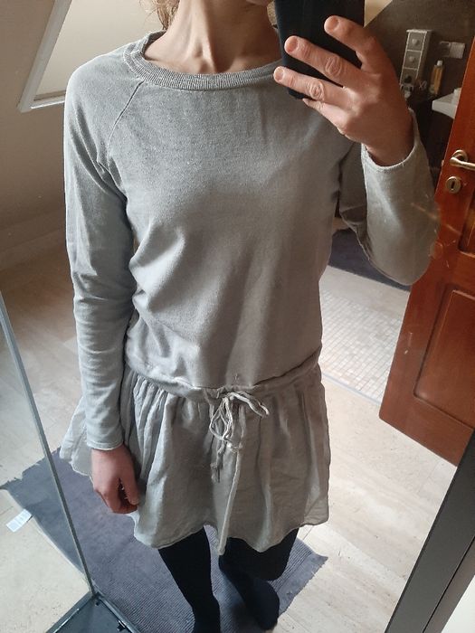 S/M Sukienka materialowa