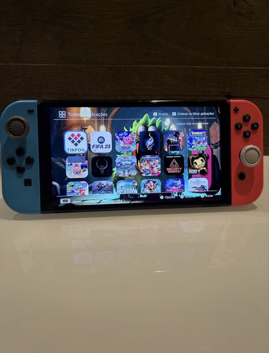 Nintendo Switch Oled desbloqueada 128GB