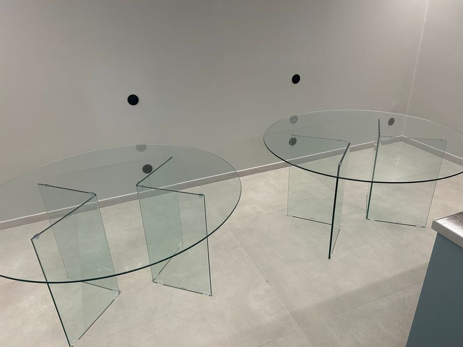 Mesa redonda vidro Area Store