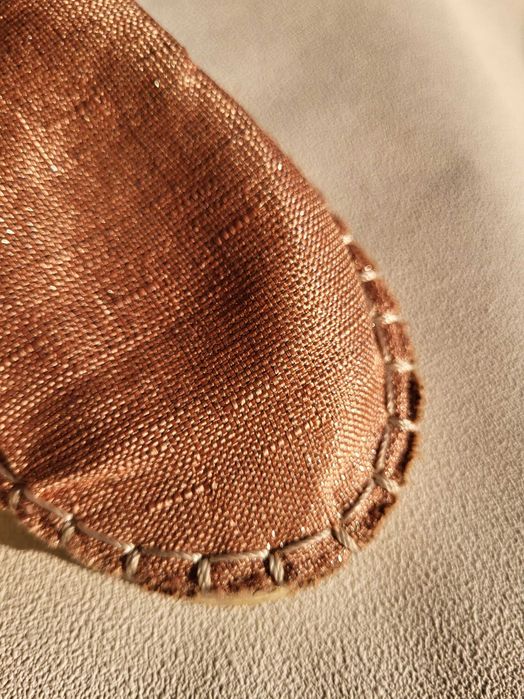 Buty letnie espadryle 37 wkładka 22 różowe pudrowy róż nowe metka