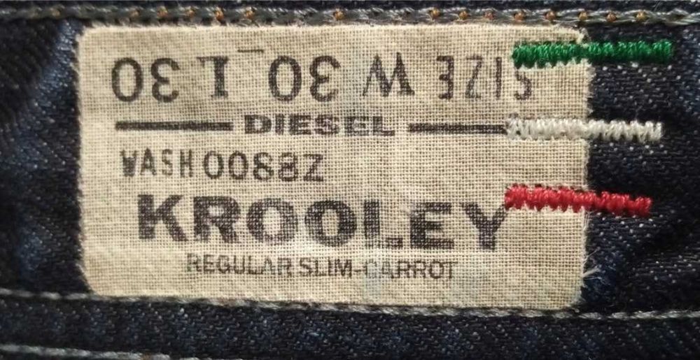 R) DIESEL KROOLEY oryginalne spodnie jeansowe Roz.30/30
