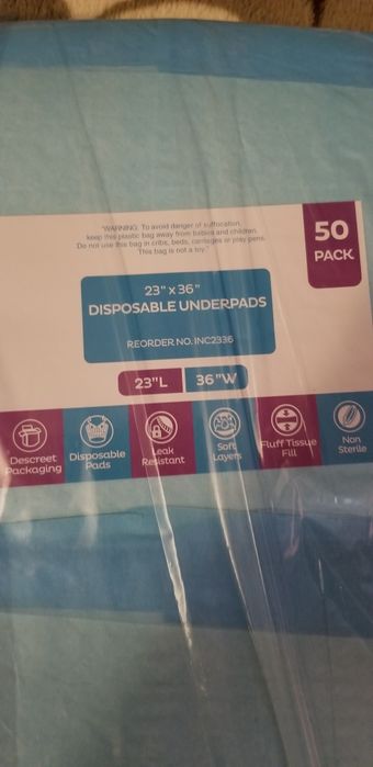 Пелюшки однаразові для тварин 90×60