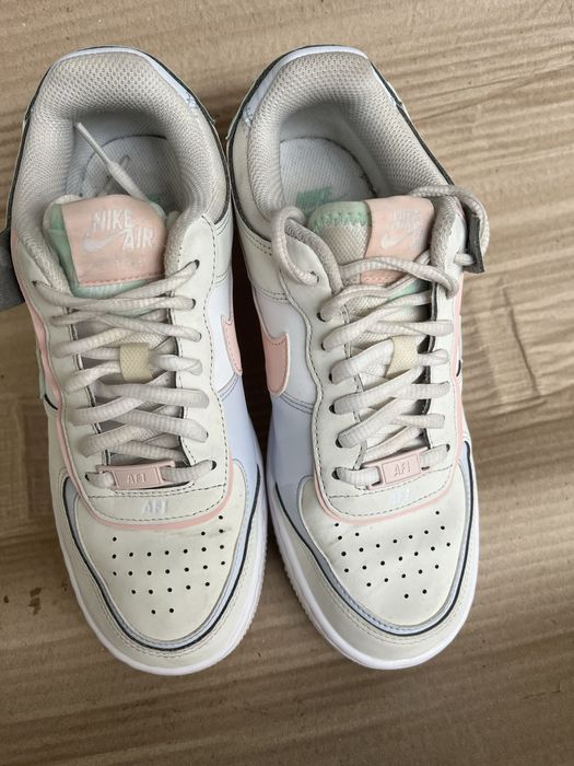 Nike Air Force 1 Shadow CI0919-117 кросівки жіночі шкіряні спортивні на платформі Оригінал 38р/24 см