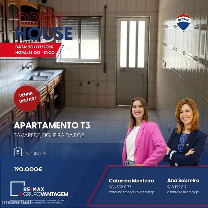 Apartamento T3 - Tavarede- Figueira Da Foz