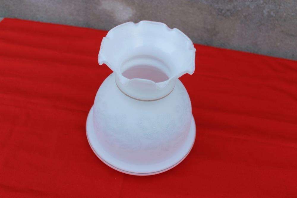 tulipa em vidro para candeeiro