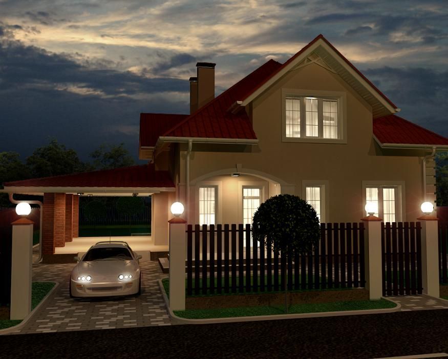 Елегантний новий будинок в Щасливому