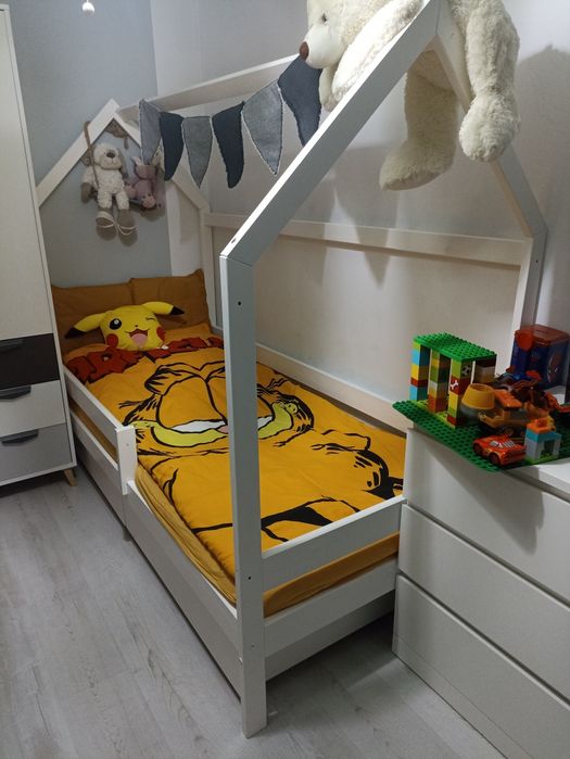 Łóżko dziecięce domek 100/200