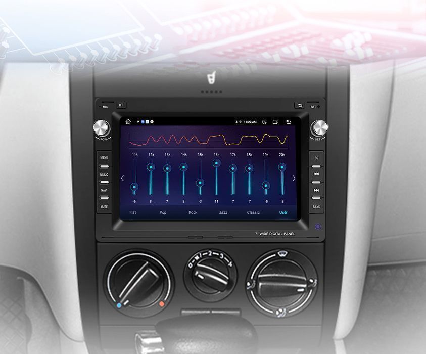 VW Golf 4 Passat Polo Jetta – Radio Android 15 7" CarPlay Android Auto 2GB/32GB GPS Nawigacja Stacja Multimedialna WiFi Bluetooth DSP PL